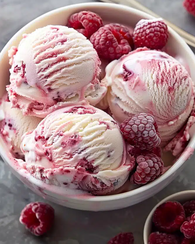 Raspberry Ripple Ice Cream