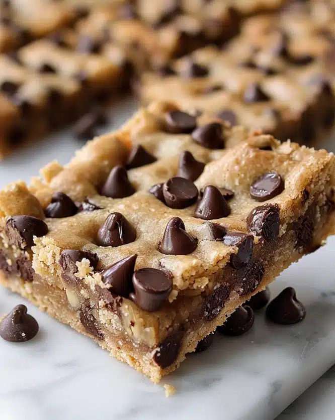 Chewy Chocolate Chip Cookie Bars