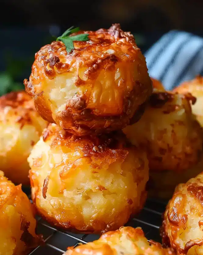 Mashed Potato Cheese Puffs