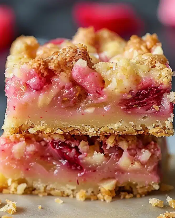Rhubarb Dream Bars