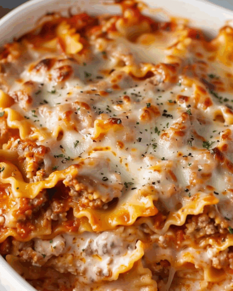 Easy Bow Tie Pasta (Bowtie Ziti) Lasagna