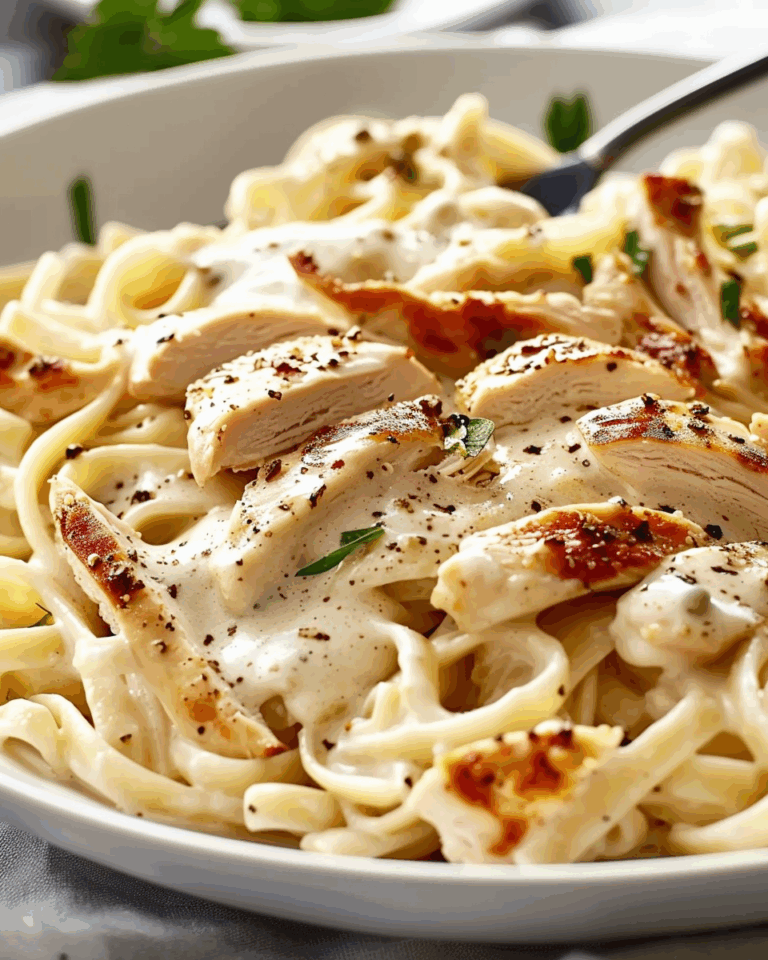 Creamy Chicken Alfredo Pasta