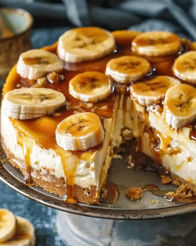Bananas Foster Cheesecake