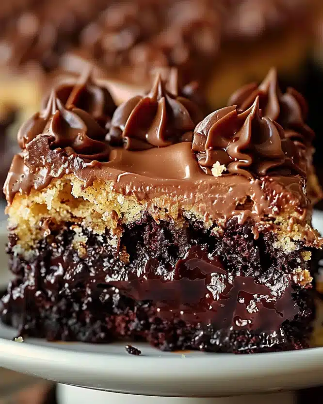 Irresistible German Chocolate Poke Cake