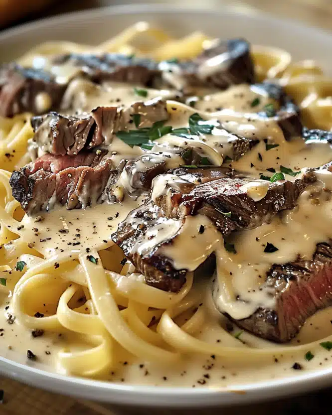 Olive Garden Steak Gorgonzola Alfredo