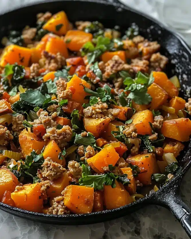 Turkey Sweet Potato Skillet