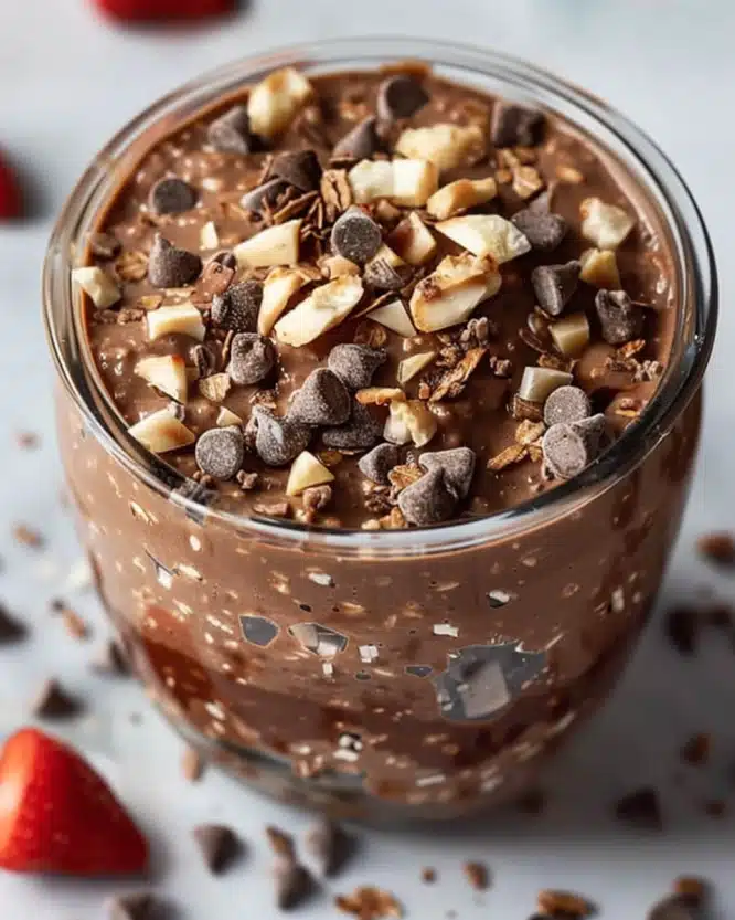 Brownie Batter Overnight Oats