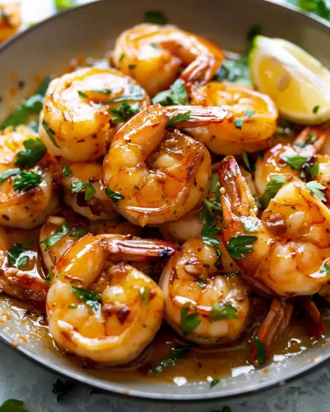 Honey Garlic Butter Shrimp