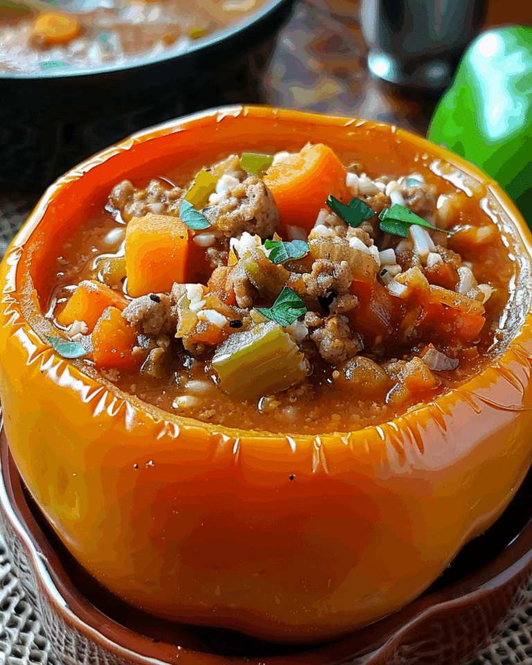 Healthy Vegan Stuffed Pepper Soup