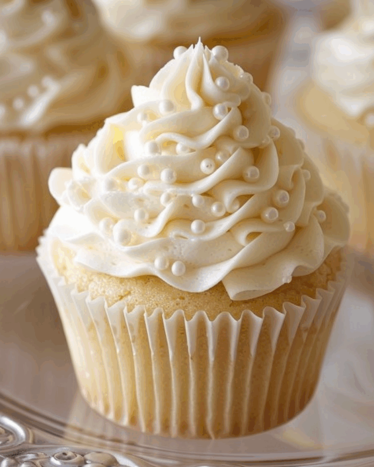White Wedding Cupcakes