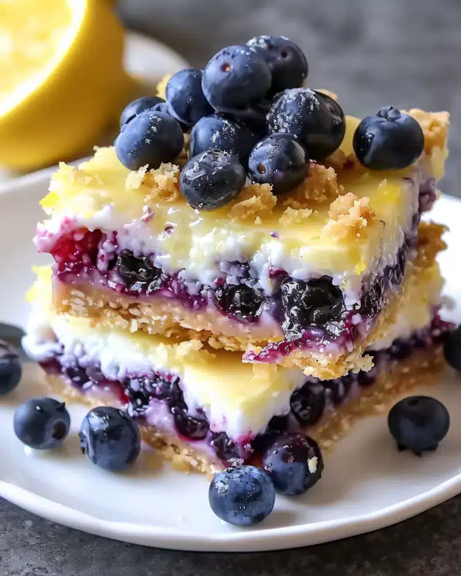 Lemon Blueberry Bliss Bars