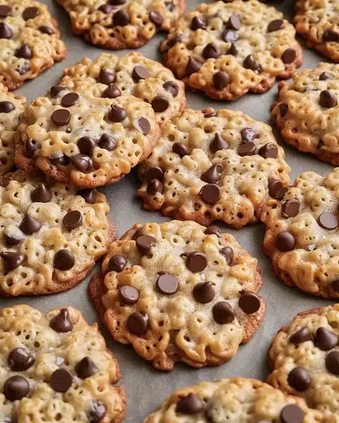 Rice Krispie Chocolate Chip Cookies