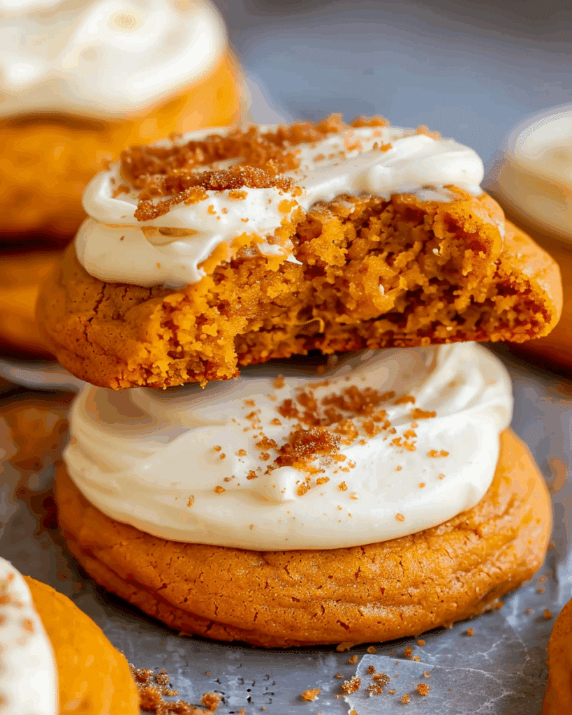 Frosted Pumpkin Cookies