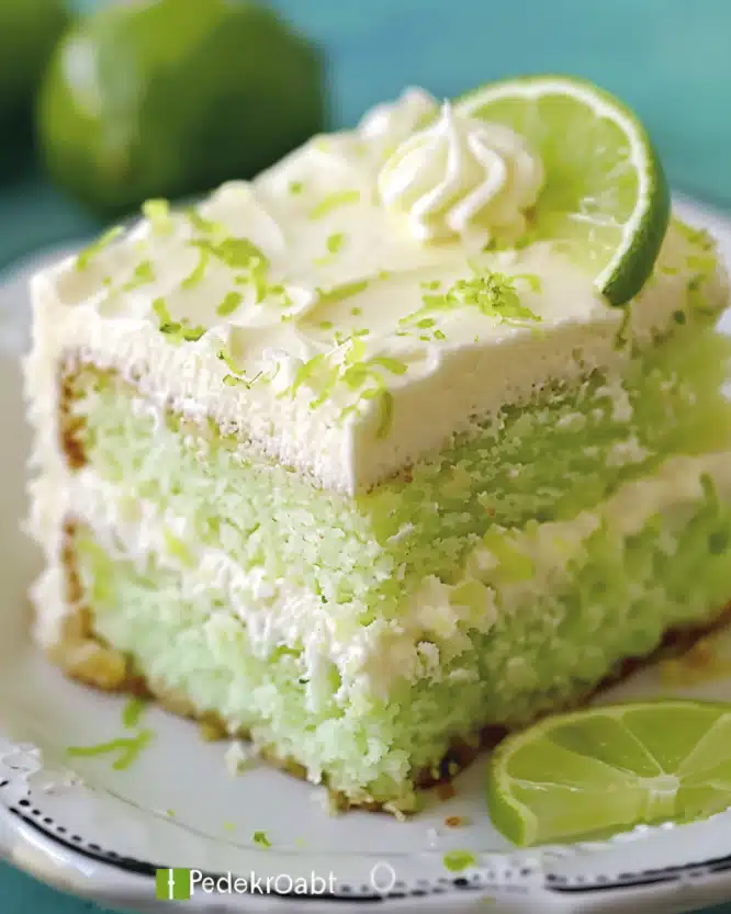 Green Lime Sheet Cake