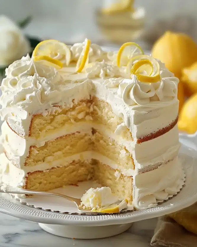 Italian Lemon Cream Cake