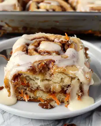 Carrot Cake Cinnamon Rolls