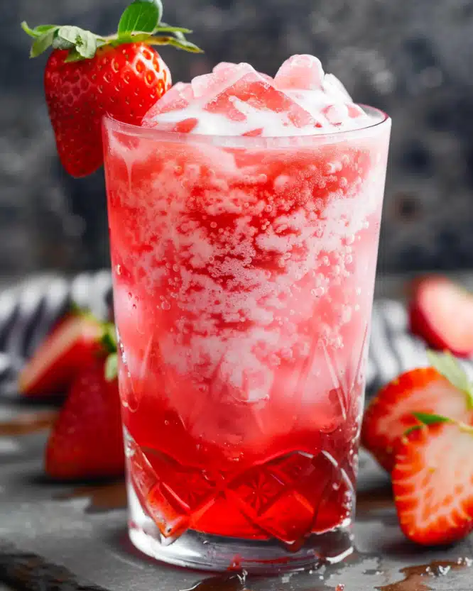 Dirty Strawberry Soda