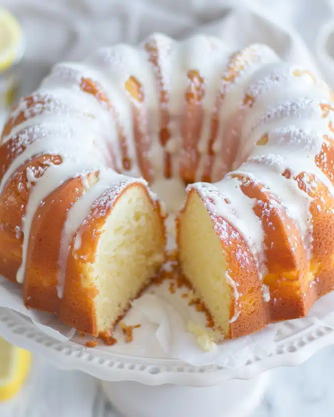 Lemon Yogurt Bundt Cake