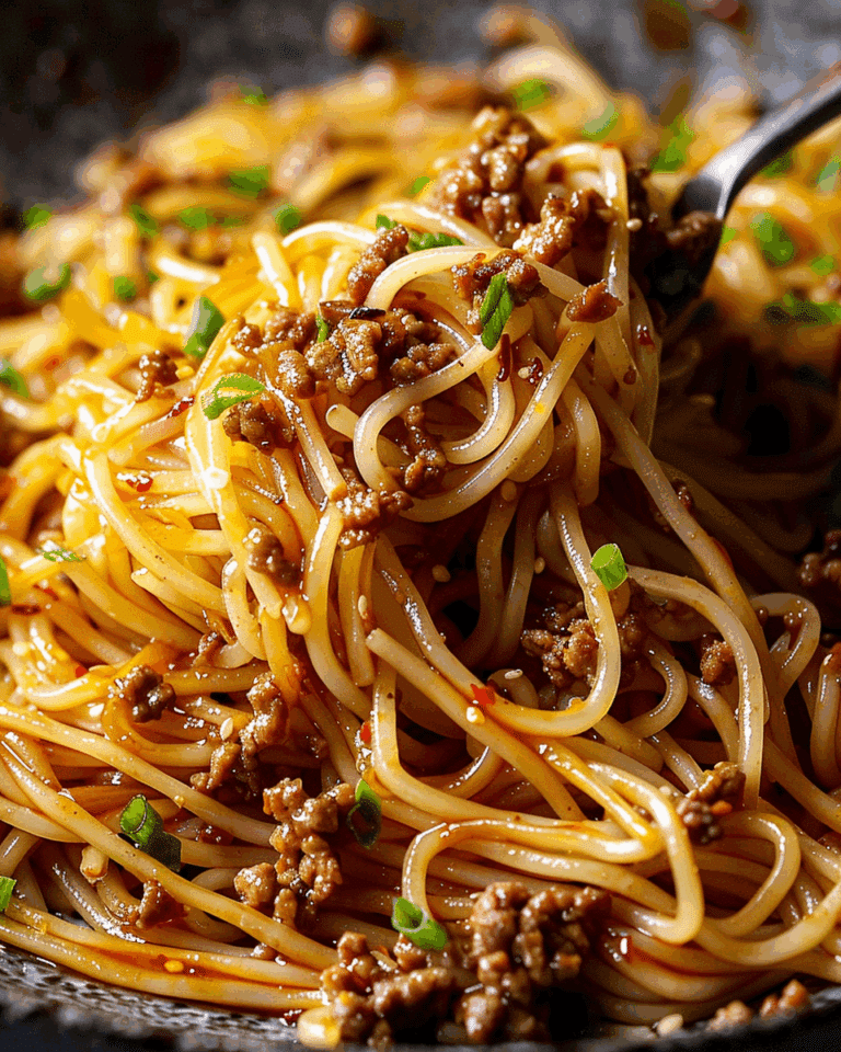 Asian Ground Beef Noodles