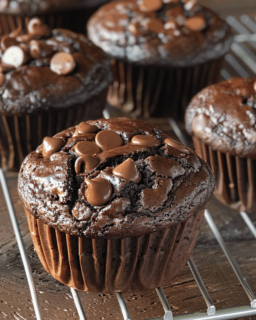 Flourless Chocolate Banana Muffins