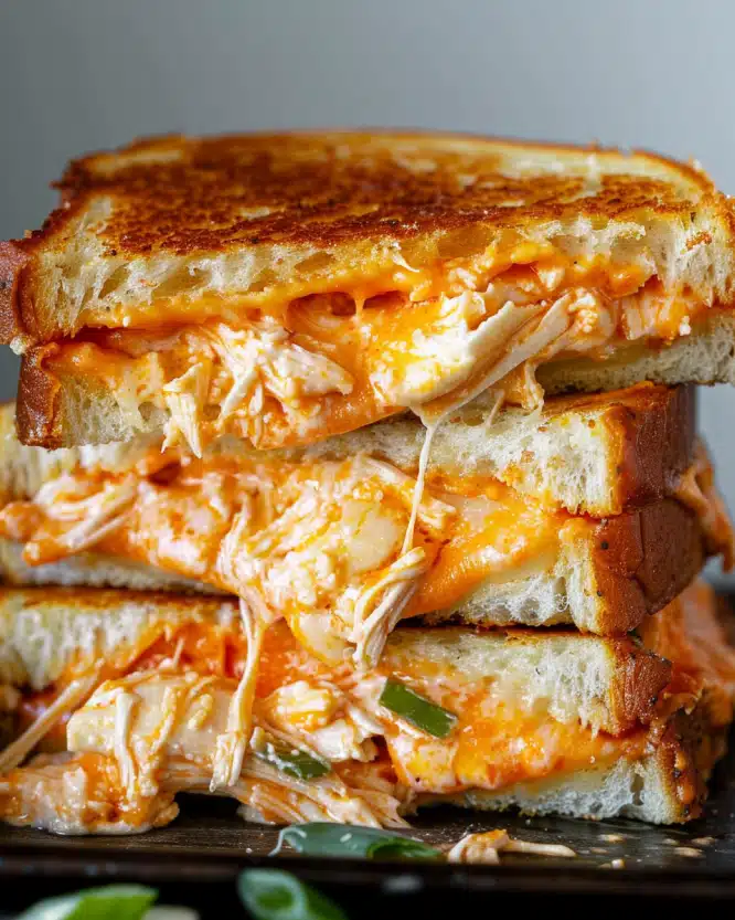 Buffalo Chicken Grilled Cheese