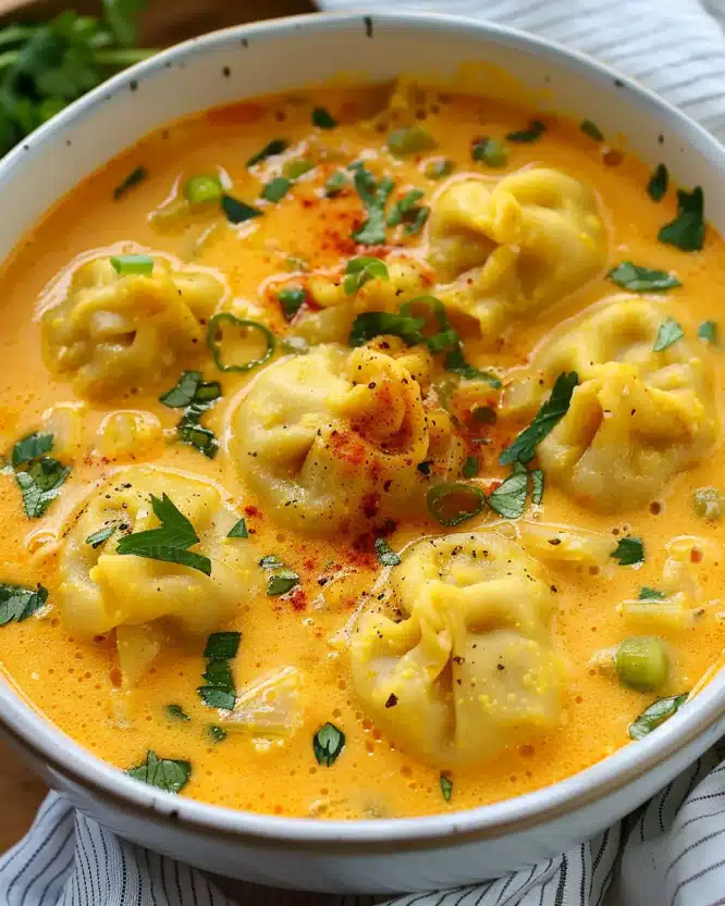 Curry Dumpling Soup