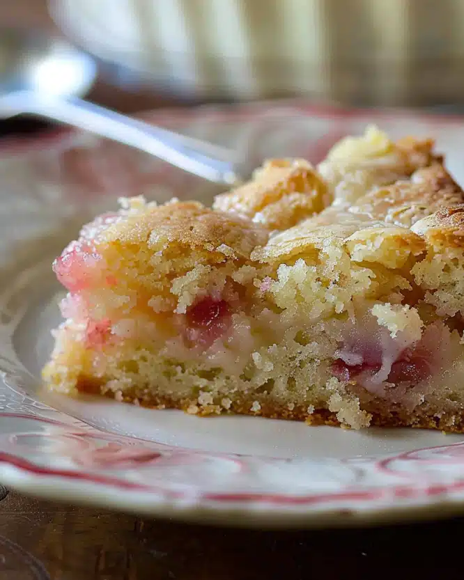 Rhubarb Pudding Cake