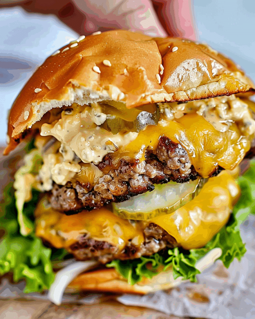 Keto Big Mac Smash Burgers