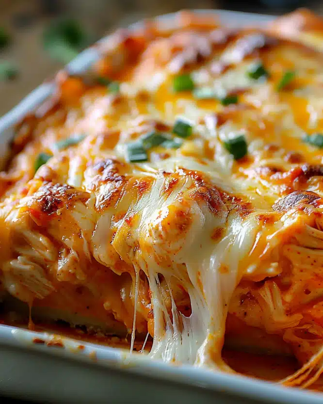 Buffalo Chicken Cheese Bake