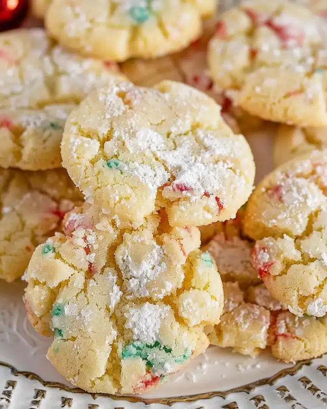 Christmas Gooey Butter Cookies