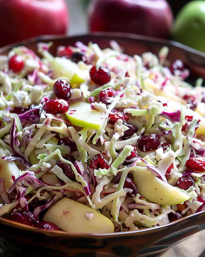 Cranberry Apple Coleslaw