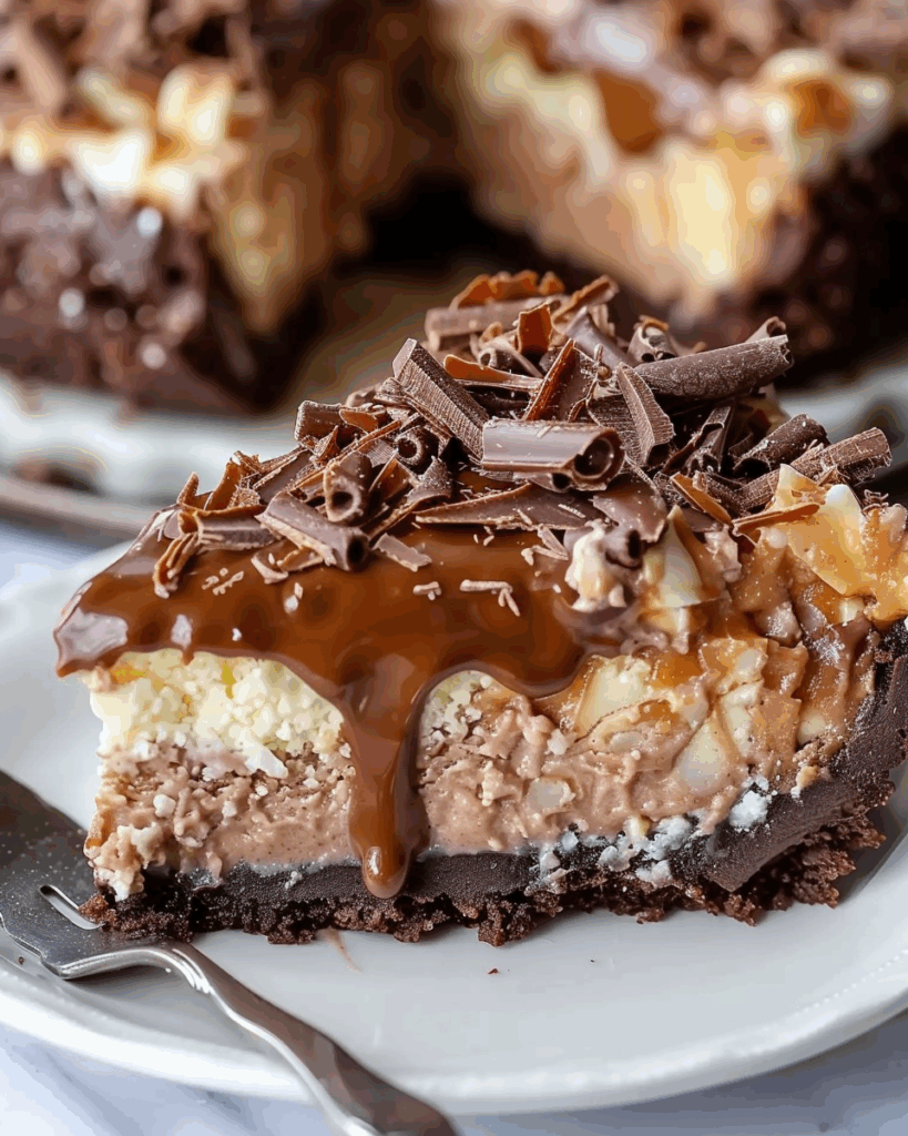 German Chocolate Cheesecake