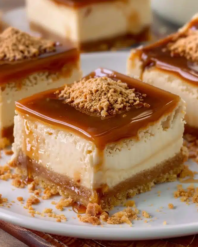 Dulce de Leche Cheesecake Bars