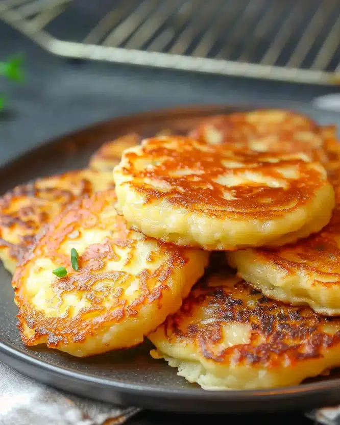 Gamjajeon Potato Cheese Pancakes