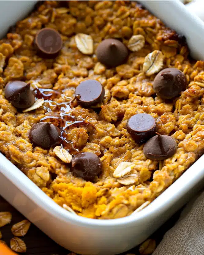 Pumpkin Baked Oatmeal Delight