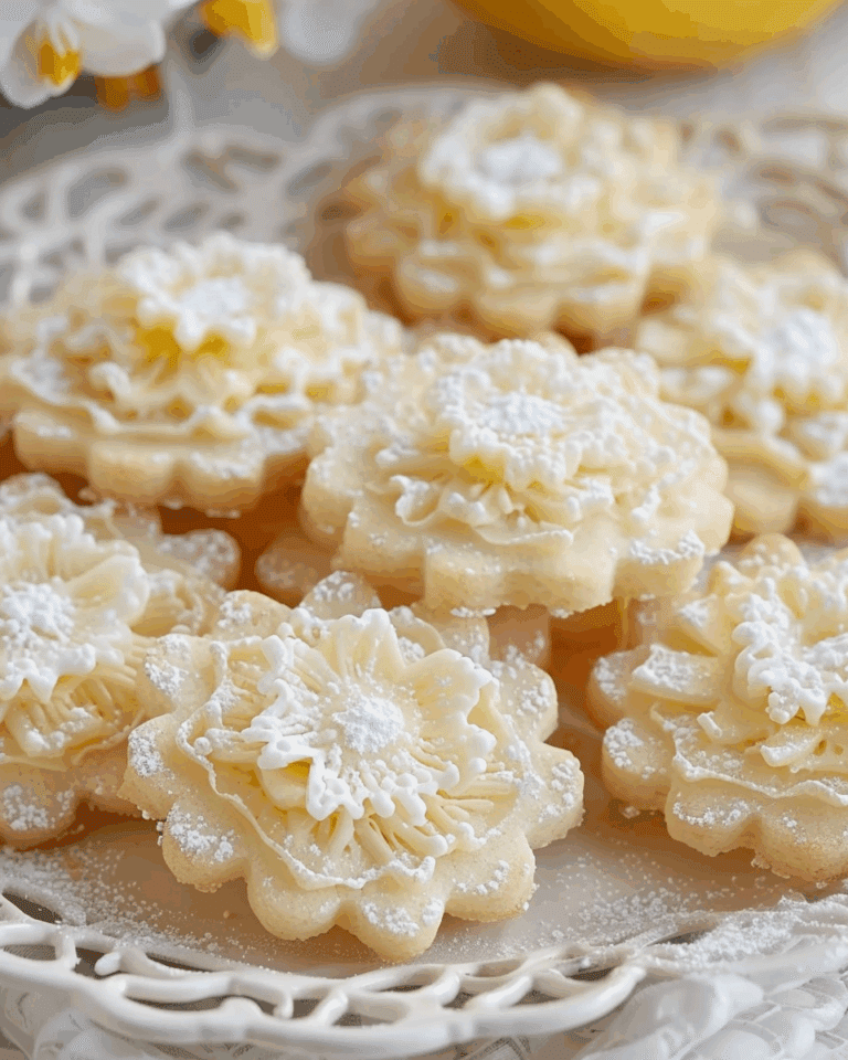 Frilly Lemon Meltaway Cookies