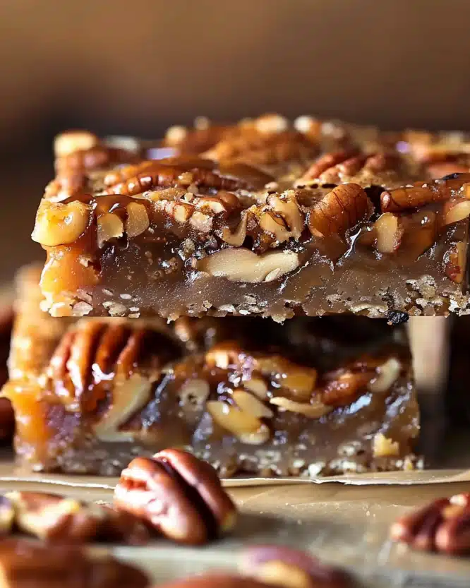 Caramel Pecan Dream Bars