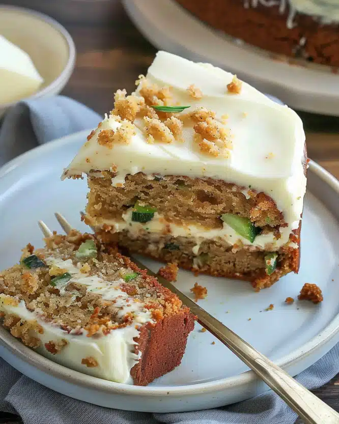 Zucchini Cake with Cream Cheese Frosting