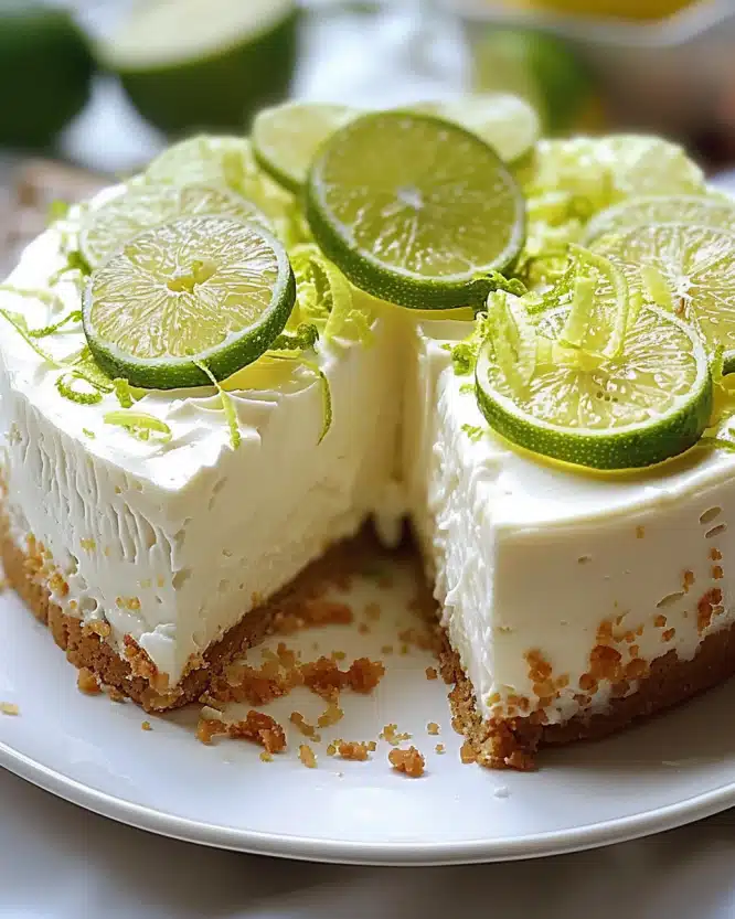 Lemon Lime No-Bake Cheesecake