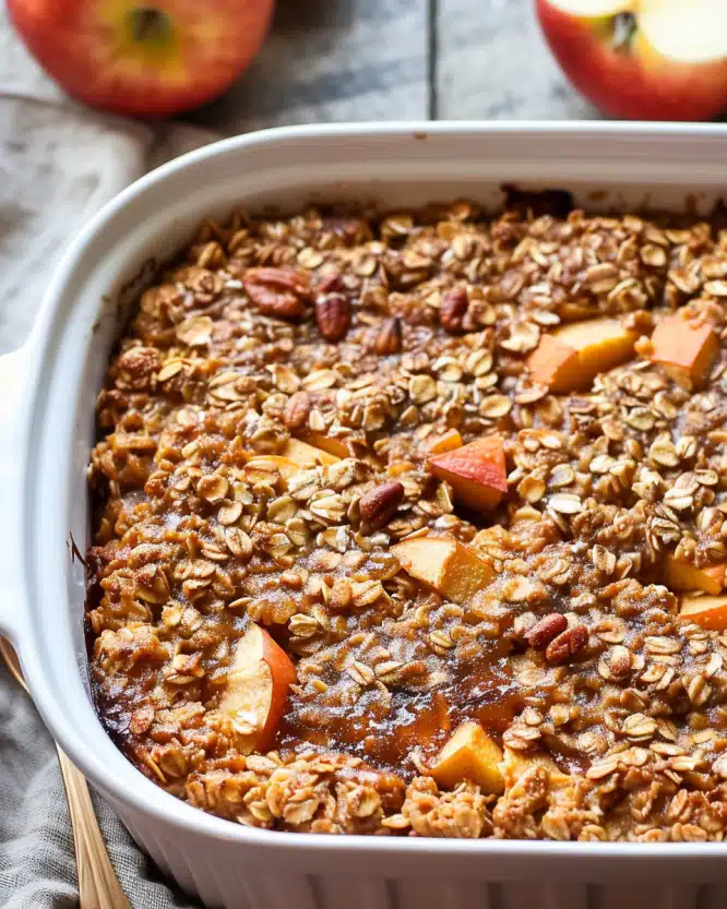 Pumpkin Apple Baked Oatmeal Bliss