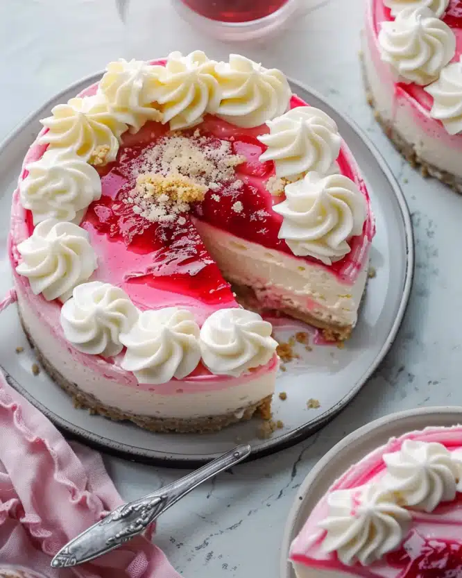 Rhubarb Cheesecake Creams