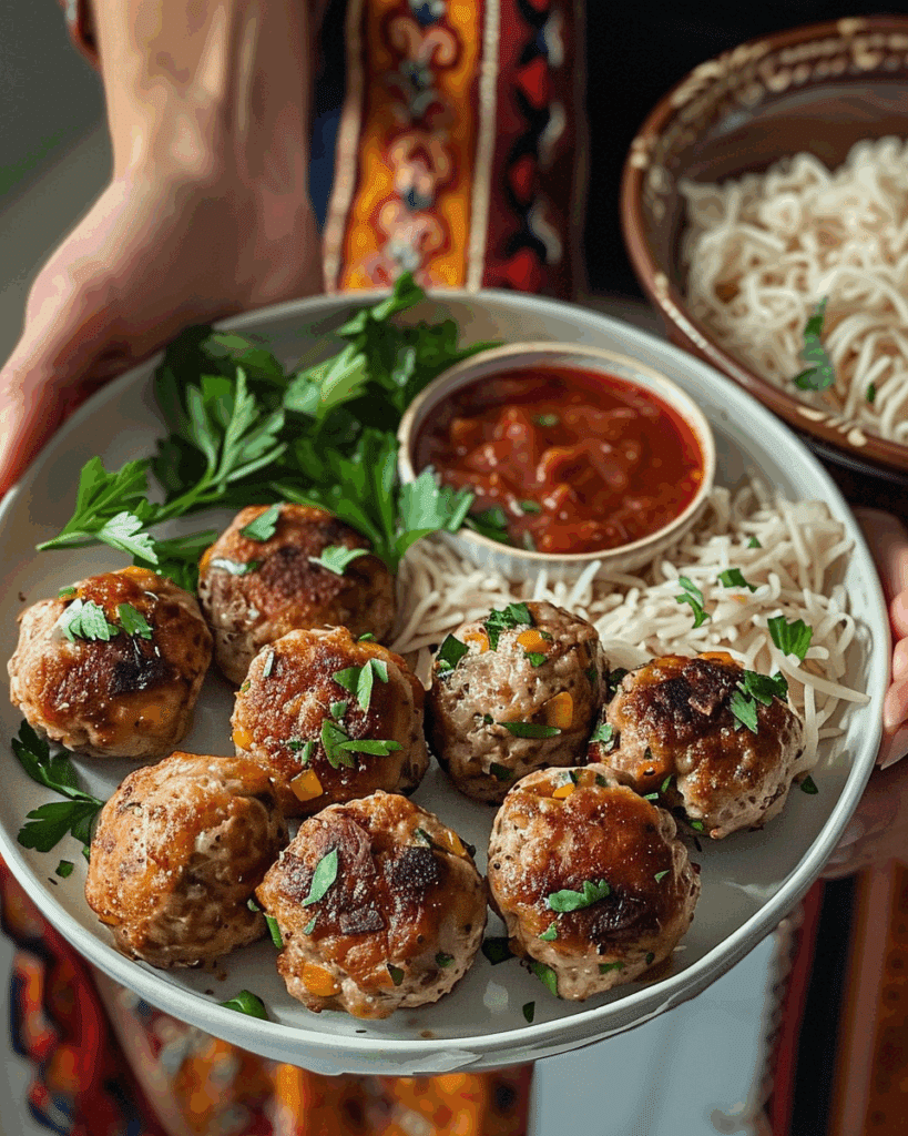 Vegan Mushroom Meatballs