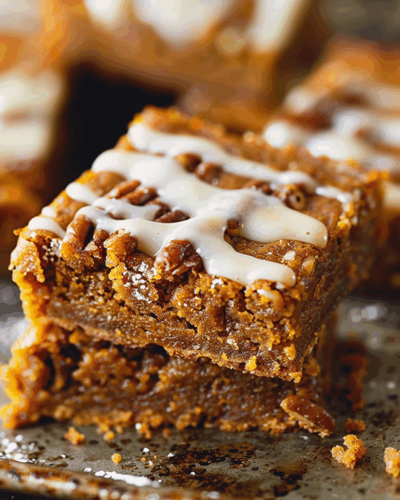 Flourless Pumpkin Bars