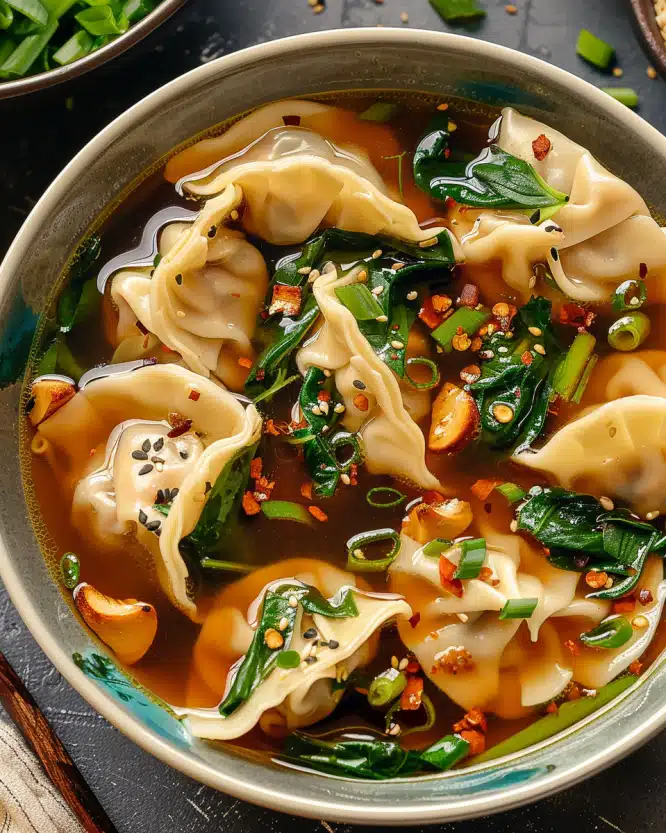 Potsticker Soup Delight