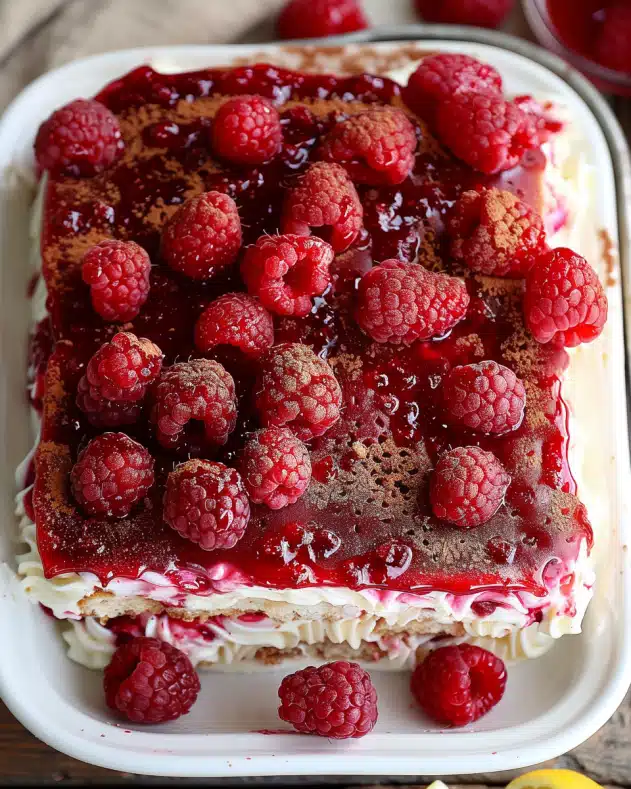 Raspberry Tiramisu