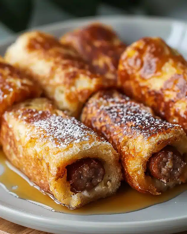 Sausage French Toast Roll-Ups