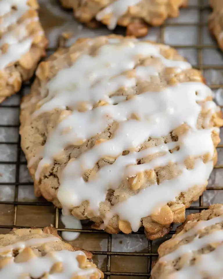 The Best Crumbl Iced Oatmeal Cookies