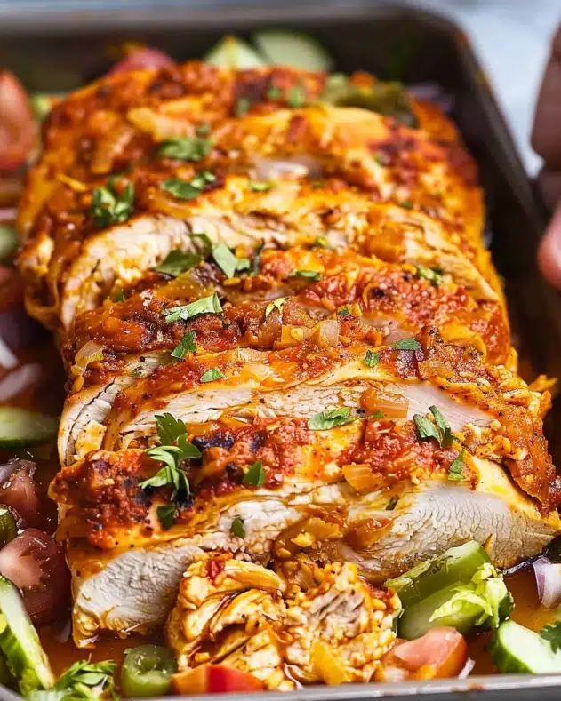Chicken Shawarma in a Loaf Pan