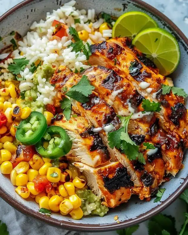 Mexican Street Corn Chicken Bowls