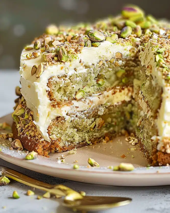 Pistachio Coffee Cake